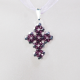 Small Cross - Theonie-Violet Organza - 2